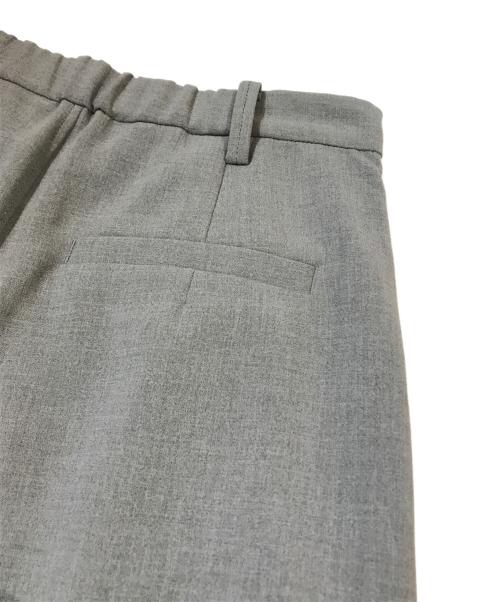 Spick and Span（スピック＆スパン）Spick and Span (スピックアンドスパン) ダブルクロスツータックパンツ グレー サイズ:XSの古着・服飾アイテム