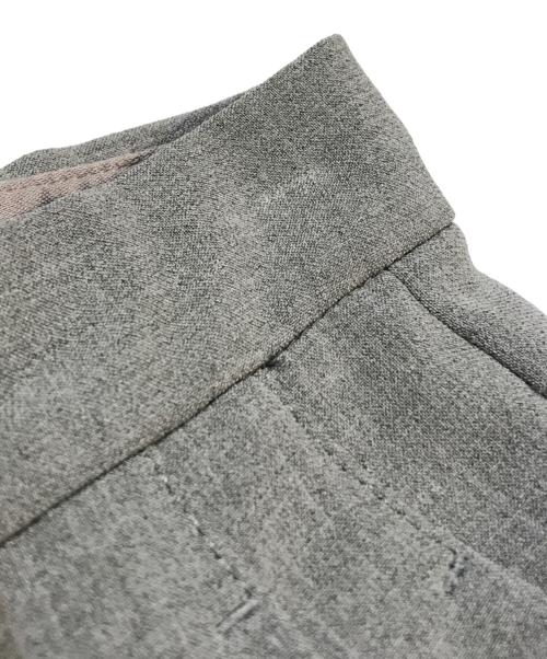 Spick and Span（スピック＆スパン）Spick and Span (スピックアンドスパン) ダブルクロスツータックパンツ グレー サイズ:XSの古着・服飾アイテム