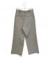 Spick and Span (スピックアンドスパン) ダブルクロスツータックパンツ グレー サイズ:XS：5000円