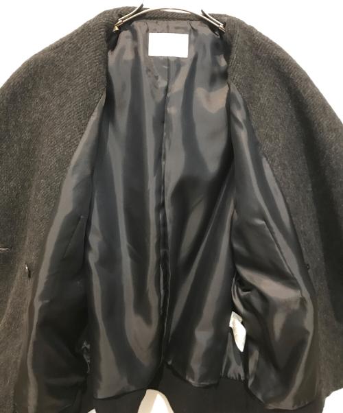 Adam et Rope（アダム エ ロペ）Adam et Rope (アダム エ ロペ) シャギージャケットコート GAO-23090-B グレー サイズ:FREEの古着・服飾アイテム