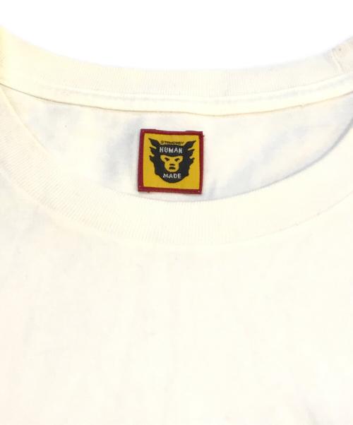 HUMAN MADE（ヒューマンメイド）HUMAN MADE (ヒューマンメイド) ハートロゴＴシャツ ホワイト サイズ:2XLの古着・服飾アイテム