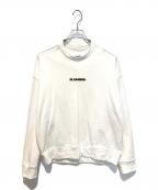 JIL SANDERジルサンダー）の古着「クルーネックロゴスウェット」｜ホワイト