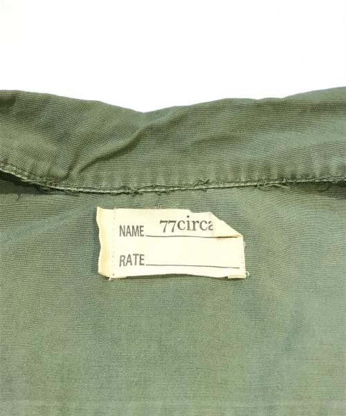 77circa（ナナナナサーカ）77circa (ナナナナサーカ) ミリタリーリメイクベスト オリーブ サイズ:SMALLの古着・服飾アイテム