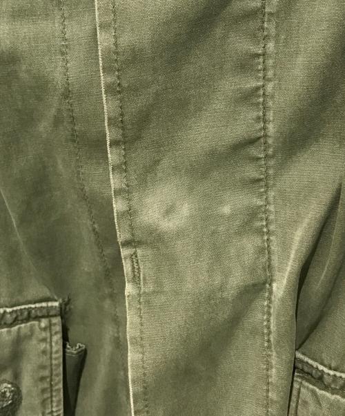 77circa（ナナナナサーカ）77circa (ナナナナサーカ) ミリタリーリメイクベスト オリーブ サイズ:SMALLの古着・服飾アイテム