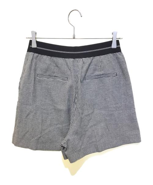 MSGM（エムエスジーエム）MSGM (エムエスジーエム) ショートパンツ ブラック×ホワイト サイズ:Lの古着・服飾アイテム