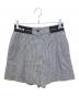 MSGM（エムエスジーエム）の古着「ショートパンツ」｜ブラック×ホワイト