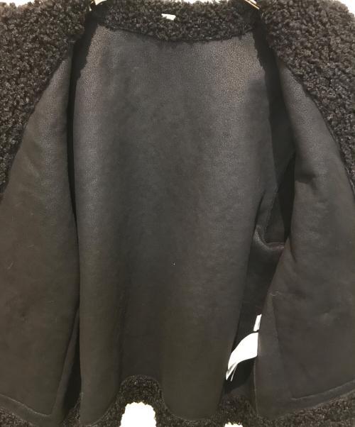 Mila Owen（ミラオーウェン）Mila Owen (ミラオーウェン) 金釦ノーカラーコンパクトボアジャケット　09WFJ245064 ブラック サイズ:01の古着・服飾アイテム