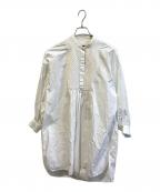 TOMORROW LAND collectionトゥモローランドコレクション）の古着「チュニックシャツ」｜ホワイト