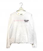 GALLERY DEPTギャラリー デプト）の古着「リバーシブルロゴプリントカットソー」｜ホワイト