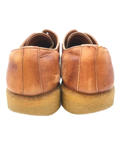 COMME des GARCONS HOMME PLUS（コムデギャルソンオムプリュス）COMME des GARCONS HOMME PLUS (コムデギャルソンオムプリュス) レザー編みラバーシューズ ベージュ サイズ:27の古着・服飾アイテム