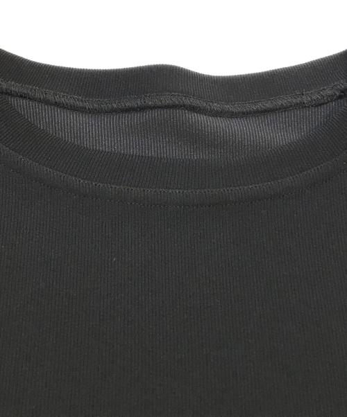 TRUNK HIROKO KOSHINO（トランク ヒロコ コシノ）TRUNK HIROKO KOSHINO (トランク ヒロコ コシノ) マットストレッチリブニットプルオーバー　RSKEB-12270 ブラック サイズ:38の古着・服飾アイテム