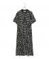 TRUNK HIROKO KOSHINO（トランク ヒロコ コシノ）の古着「幾何ドット柄プリントワンピース　RSPHB-19590」｜ブラック