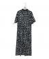 TRUNK HIROKO KOSHINO (トランク ヒロコ コシノ) 幾何ドット柄プリントワンピース　RSPHB-19590 ブラック サイズ:M：9000円