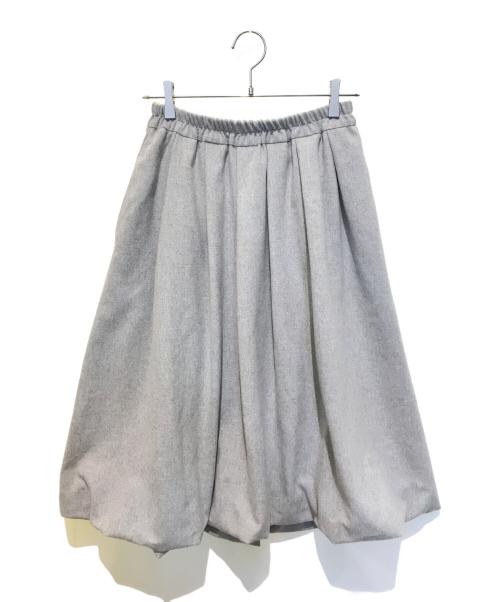 Midi-Umi（ミディウミ）Midi-Umi (ミディウミ) ウールバルーンスカート ホワイト サイズ:Freeの古着・服飾アイテム