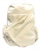 emmi atelierエミアトリエ）の古着「eco 撥水ギャザーボディーバックパック」｜ホワイト