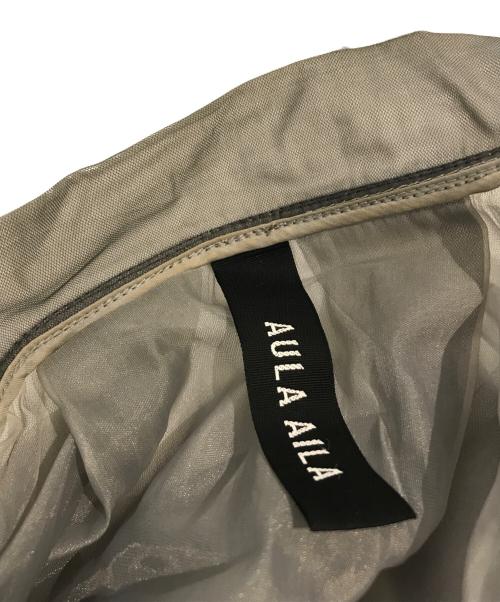 AULA AILA（アウラアイラ）AULA AILA (アウラアイラ) SHEER BLOUSON　1231-02057 グレー サイズ:Sの古着・服飾アイテム
