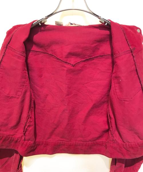 LEVI'S（リーバイス）LEVI'S (リーバイス) 70’S コーデュロイトラッカージャケット レッド サイズ:Sの古着・服飾アイテム