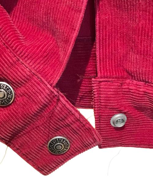 LEVI'S（リーバイス）LEVI'S (リーバイス) 70’S コーデュロイトラッカージャケット レッド サイズ:Sの古着・服飾アイテム