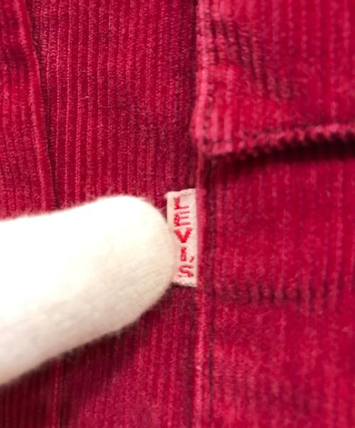LEVI'S（リーバイス）LEVI'S (リーバイス) 70’S コーデュロイトラッカージャケット レッド サイズ:Sの古着・服飾アイテム