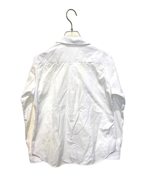COMME des GARCONS COMME des GARCONS（コムデギャルソン コムデギャルソン）COMME des GARCONS COMME des GARCONS (コムデギャルソン コムデギャルソン) ブザムチョウラウンドカラーシャツ　RT-B01C ホワイト サイズ:Sの古着・服飾アイテム