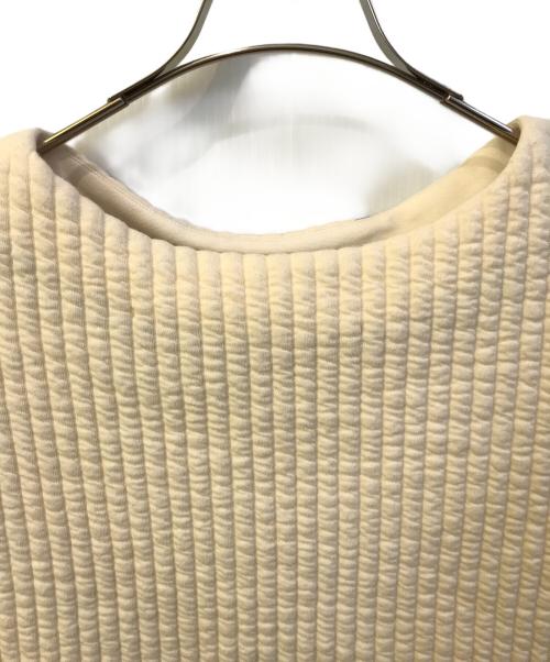 Lallia Mu（ラリア ムー）Lallia Mu (ラリア ムー) パイピングベスト　22134122213412 アイボリー サイズ:SIZE Mの古着・服飾アイテム