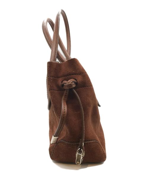 TOD'S（トッズ）TOD'S (トッズ) ハンドバッグ ブラウンの古着・服飾アイテム