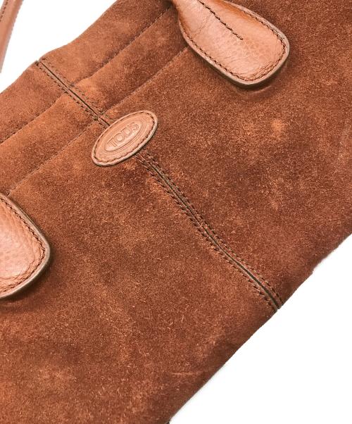 TOD'S（トッズ）TOD'S (トッズ) ハンドバッグ ブラウンの古着・服飾アイテム