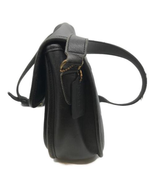 COACH（コーチ）COACH (コーチ) レザーショルダーバッグ　9918 ブラックの古着・服飾アイテム