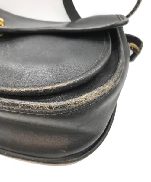 COACH（コーチ）COACH (コーチ) レザーショルダーバッグ　9918 ブラックの古着・服飾アイテム