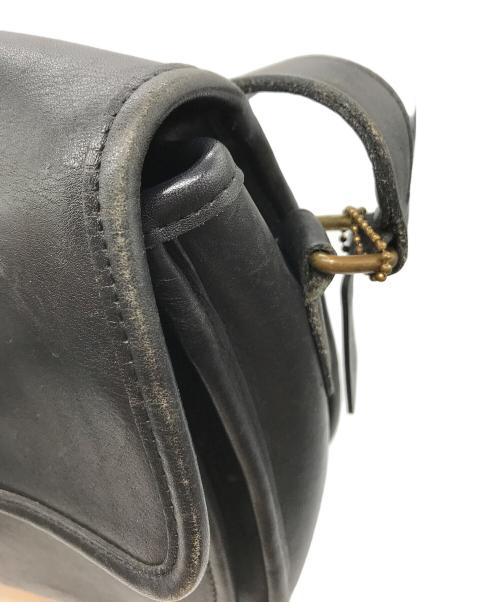 COACH（コーチ）COACH (コーチ) レザーショルダーバッグ　9918 ブラックの古着・服飾アイテム