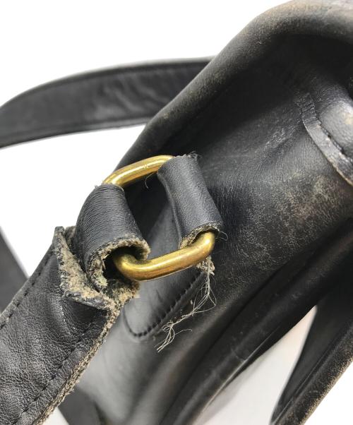 COACH（コーチ）COACH (コーチ) レザーショルダーバッグ　9918 ブラックの古着・服飾アイテム