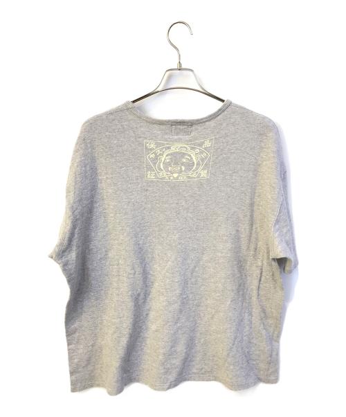 EVISU（エヴィス）EVISU (エヴィス) 半袖スウェット グレー サイズ:Mの古着・服飾アイテム