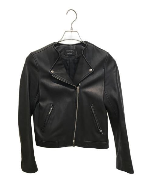 UNITED TOKYO（ユナイテッドトーキョー）UNITED TOKYO (ユナイテッドトーキョー) 508152001ラムレザーライダースジャケット ブラック サイズ:Mの古着・服飾アイテム