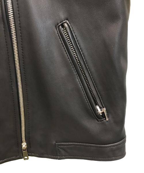 UNITED TOKYO（ユナイテッドトーキョー）UNITED TOKYO (ユナイテッドトーキョー) 508152001ラムレザーライダースジャケット ブラック サイズ:Mの古着・服飾アイテム