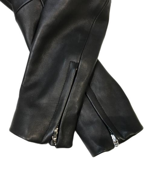 UNITED TOKYO（ユナイテッドトーキョー）UNITED TOKYO (ユナイテッドトーキョー) 508152001ラムレザーライダースジャケット ブラック サイズ:Mの古着・服飾アイテム