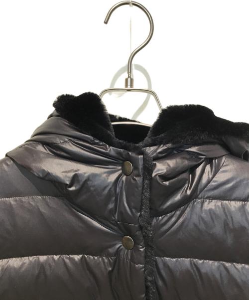 Sinequanone（シネカノン）Sinequanone (シネカノン) リバーシブルダウンジャケット ブラック サイズ:38 未使用品の古着・服飾アイテム