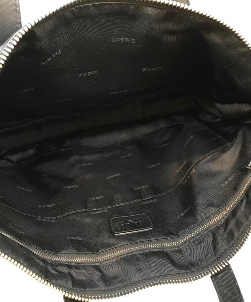LOEWE（ロエベ）LOEWE (ロエベ) レザーブリーフケース ブラックの古着・服飾アイテム