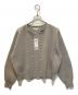 自由区（ジユウク）の古着「パールディティールニットカーディガン　KRWMCS0053」｜グレー