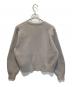 自由区 (ジユウク) パールディティールニットカーディガン　KRWMCS0053 グレー サイズ:M 未使用品：7000円