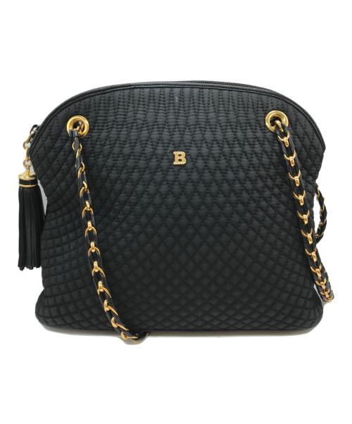 BALLY（バリー）BALLY (バリー) チェーンショルダーバッグ ブラックの古着・服飾アイテム