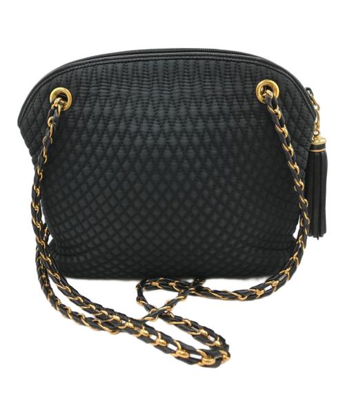 BALLY（バリー）BALLY (バリー) チェーンショルダーバッグ ブラックの古着・服飾アイテム