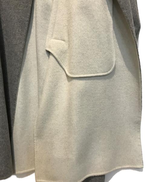 ENFOLD（エンフォルド）ENFOLD (エンフォルド) ノーカラーコート　300FA130-1620 グレー サイズ:Sの古着・服飾アイテム