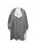 ENFOLD（エンフォルド）の古着「ノーカラーコート　300FA130-1620」｜グレー