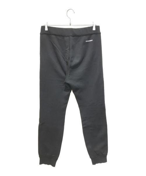 DSQUARED2（ディースクエアード）DSQUARED2 (ディースクエアード) ICONロゴジョガーパンツ ブラック サイズ:Sの古着・服飾アイテム