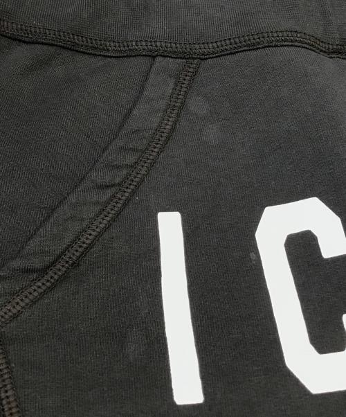 DSQUARED2（ディースクエアード）DSQUARED2 (ディースクエアード) ICONロゴジョガーパンツ ブラック サイズ:Sの古着・服飾アイテム