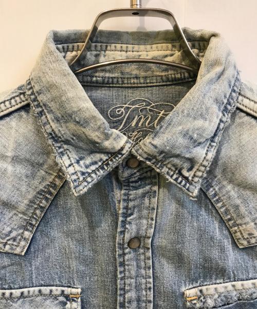 TMT（ティーエムティー）TMT (ティーエムティー) デニムウエスタンシャツ　TSH-S1304 インディゴ サイズ:Mの古着・服飾アイテム
