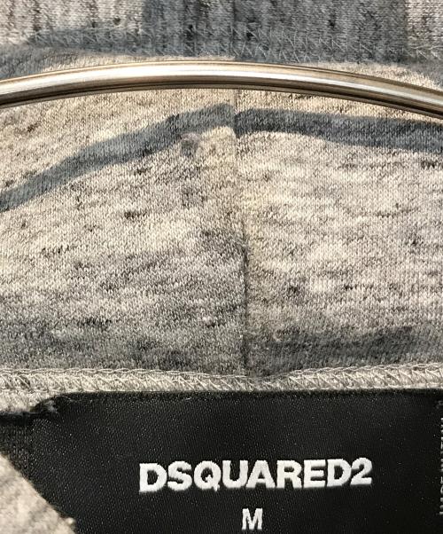 DSQUARED2（ディースクエアード）DSQUARED2 (ディースクエアード) プルオーバーパーカー　S71GU0131 S22755 グレー サイズ:Mの古着・服飾アイテム