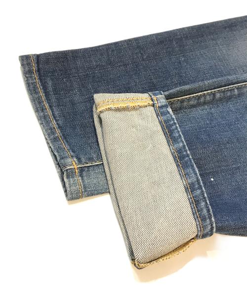 DSQUARED2（ディースクエアード）DSQUARED2 (ディースクエアード) ダメージ加工ペイントデニムパンツ S74LB0114 S30144 インディゴ サイズ:Mの古着・服飾アイテム