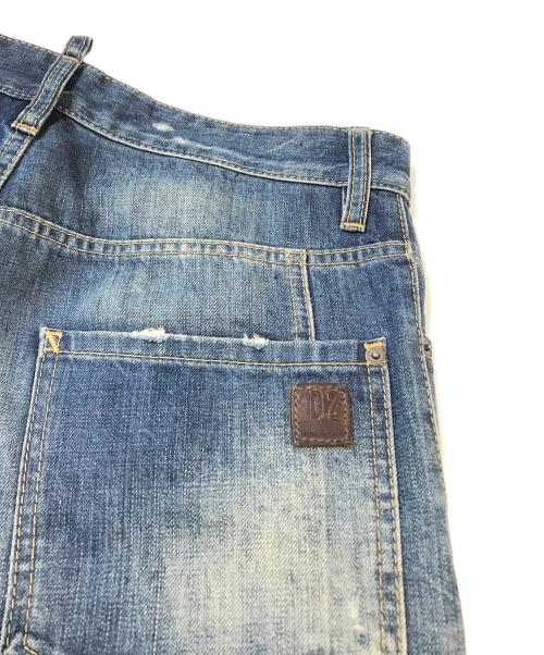 DSQUARED2（ディースクエアード）DSQUARED2 (ディースクエアード) バイカーデニムパンツ インディゴ サイズ:46の古着・服飾アイテム
