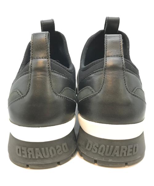 DSQUARED2（ディースクエアード）DSQUARED2 (ディースクエアード) Icon Sneakers ブラック サイズ:41の古着・服飾アイテム